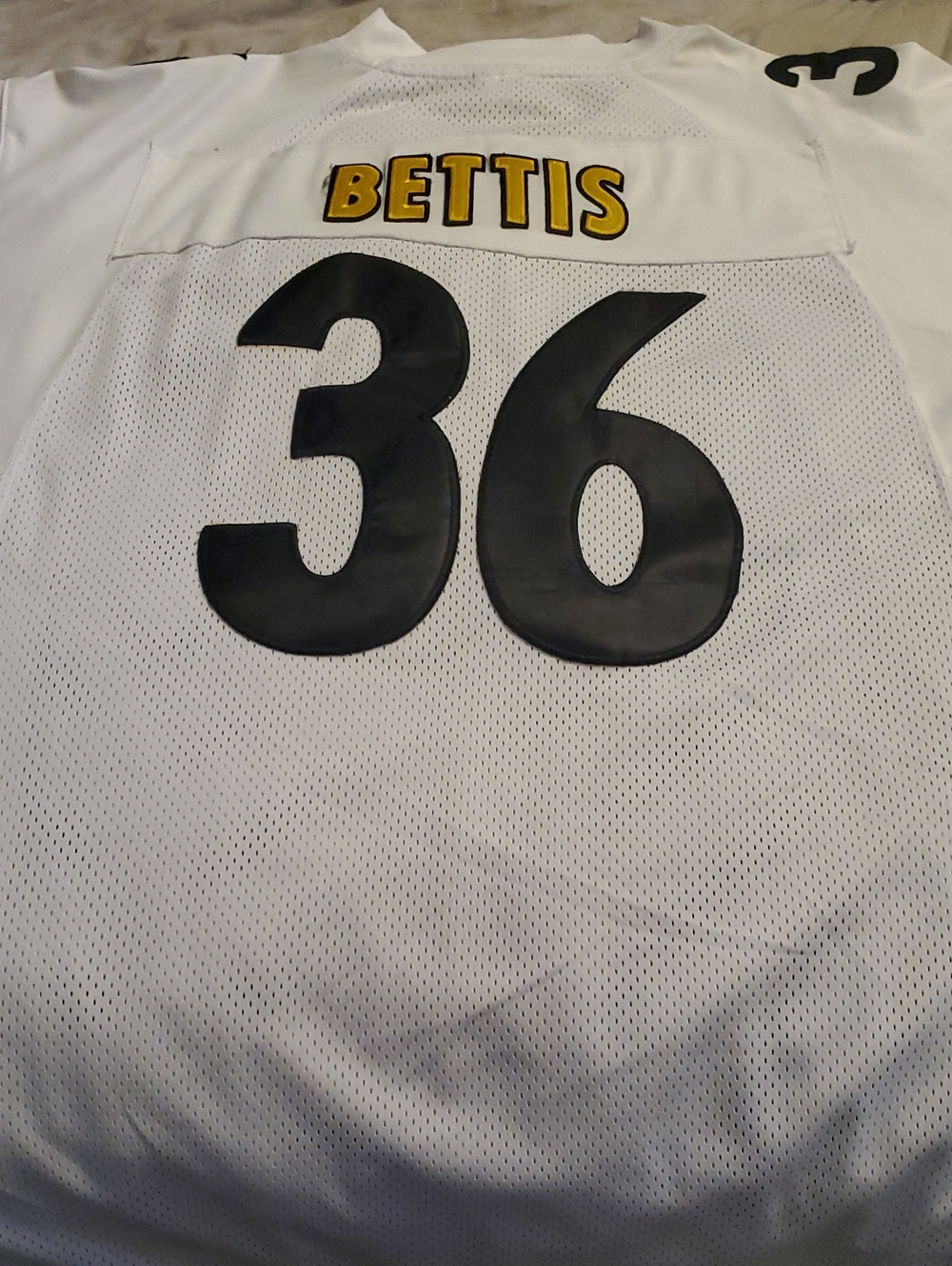 NFL Authentic Reebok Pittsburgh Steelers Jerome Bettis Jersey..🏈